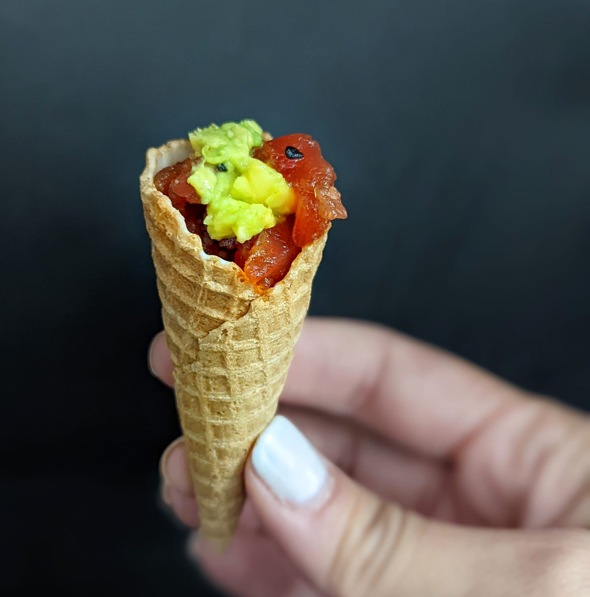 Tuna Tartare Cone 20 Pieces Get The Cook by Meat N' Bone