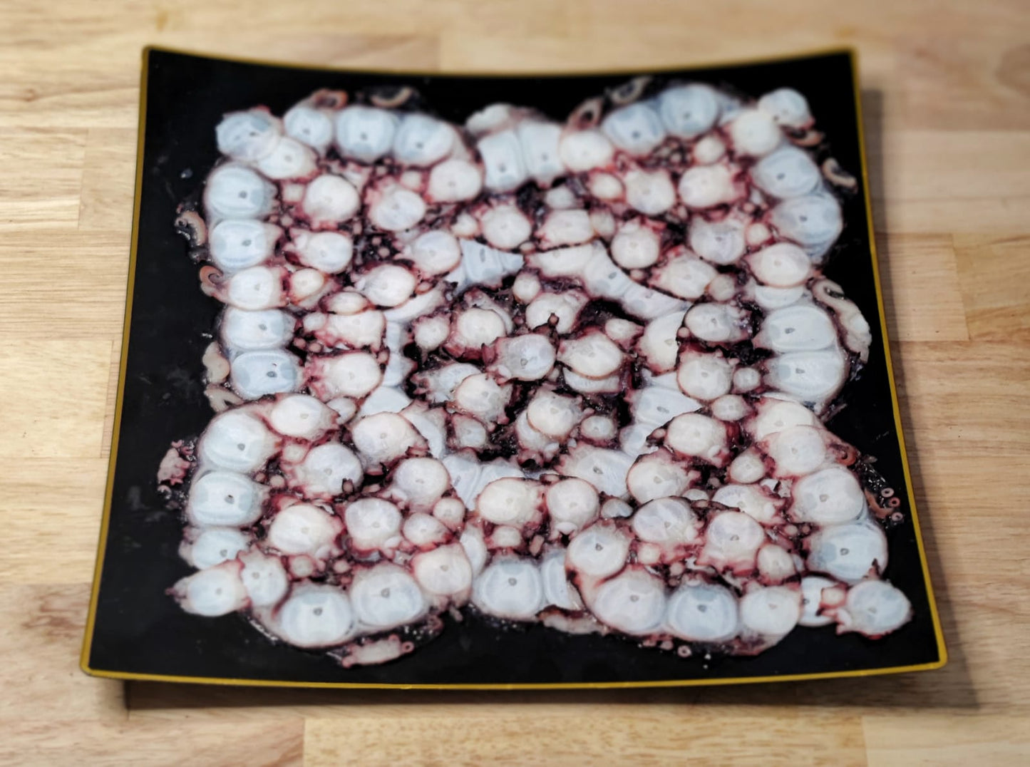 Spanish Octopus Carpaccio Plate - GetTheCook
