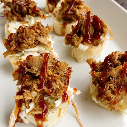 Pulled Pork Crostinis | 20 Pieces